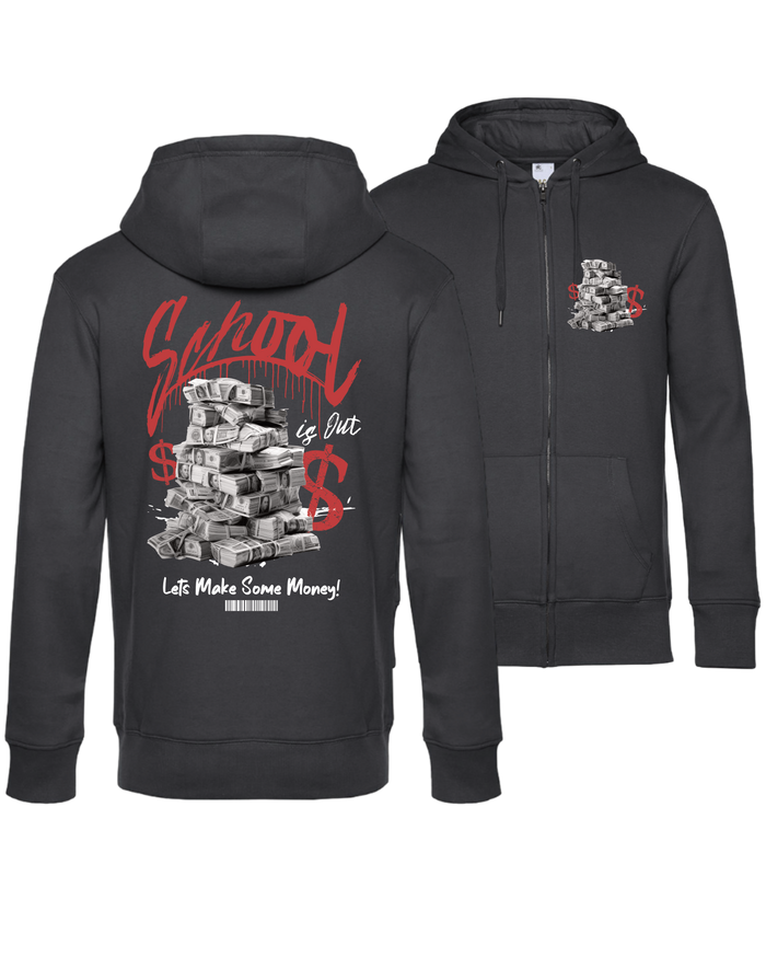 #19 " MAKE SOME MONEY 2.0" - PREMIUM Zip Jacket - WU03K