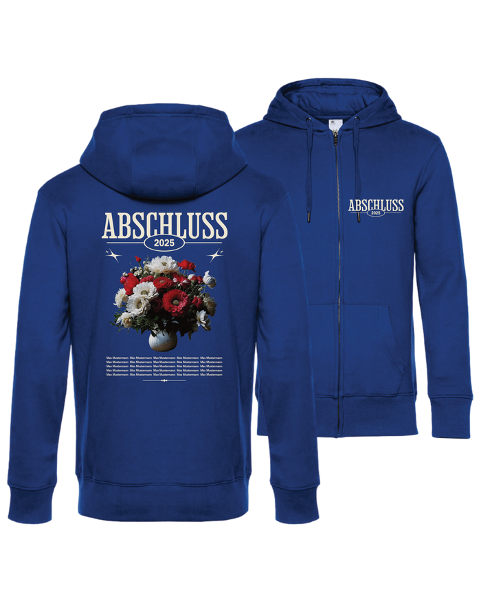 #25 "FLOWER POWER" - BASIC Zip Jacket -