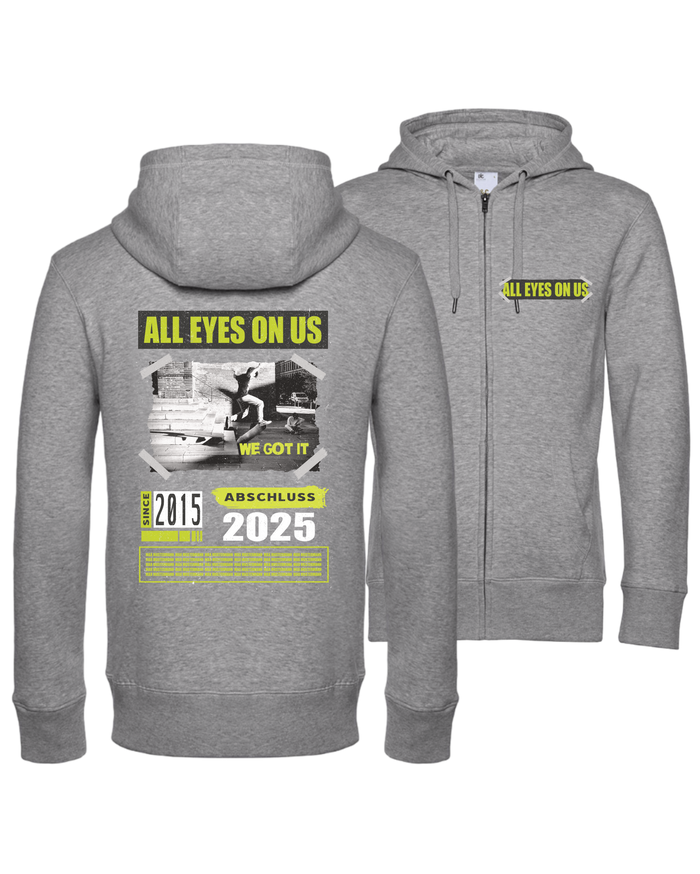 #21 "ALL EYES ON US" - PREMIUM Zip Jacket - WU03K