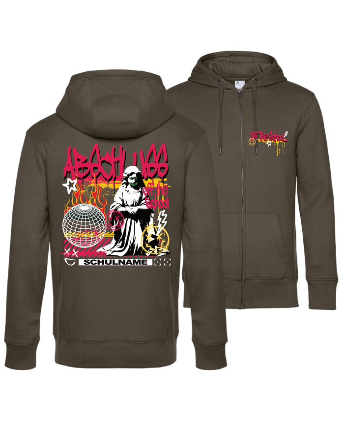 #17 "GRAFFITY"  - PREMIUM Zip Jacket - WU03K
