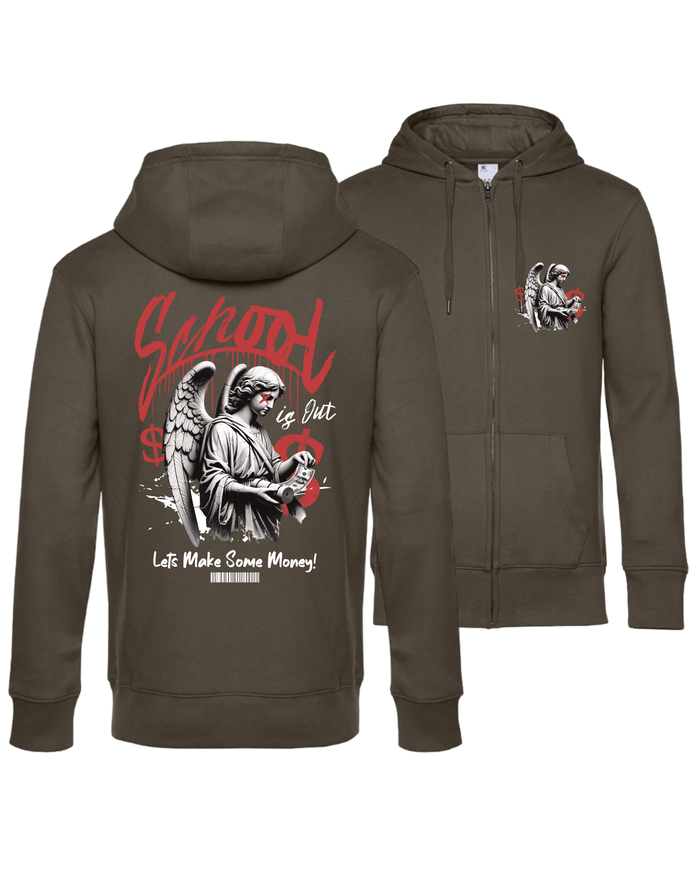 #18 "LETS MAKE SOME MONEY" - PREMIUM Zip Jacket - WU03K