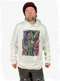 HEART ON A LINE - BIO HOODIE