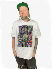 HEART ON A LINE - BIO T-SHIRT