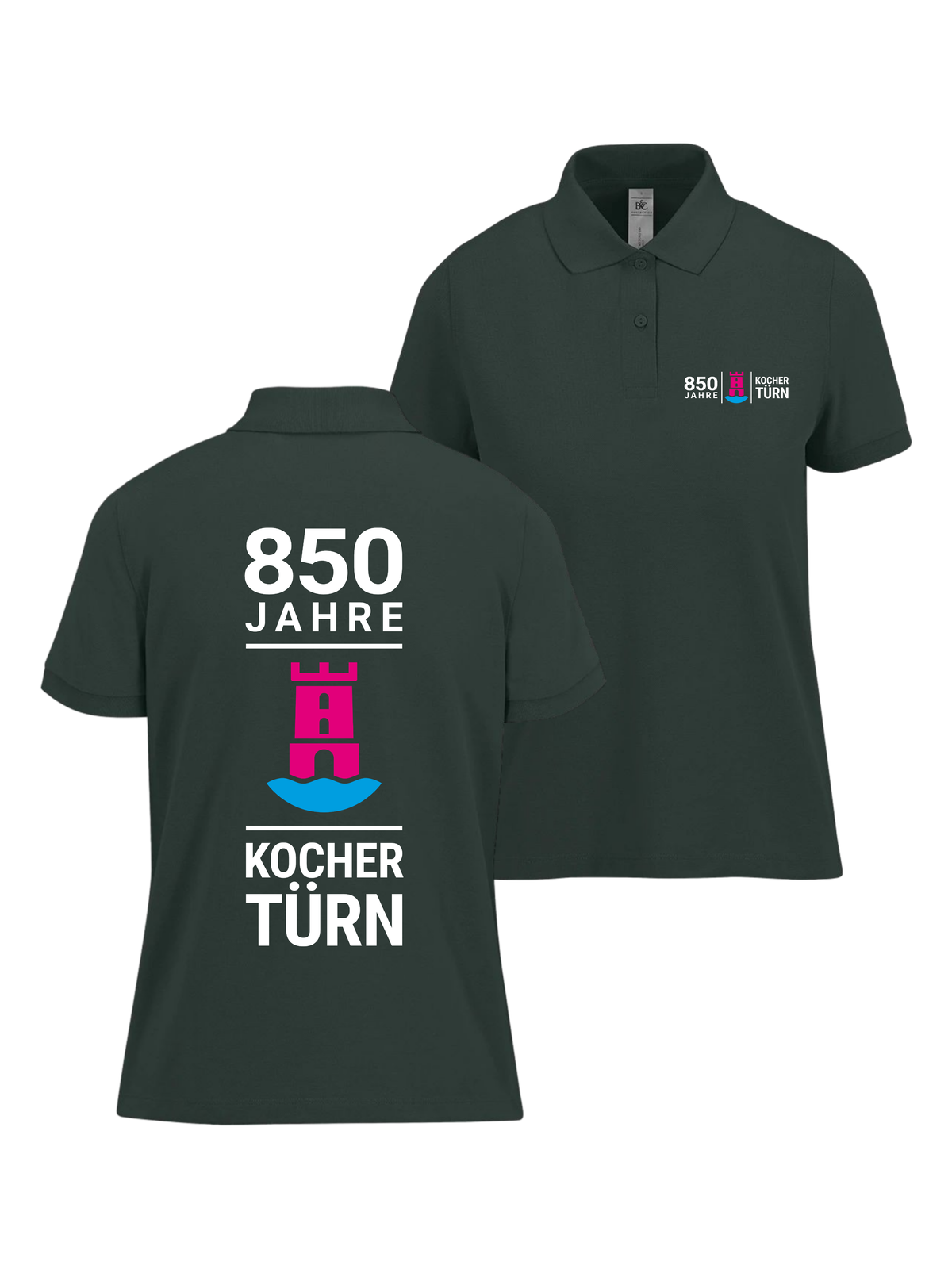 Damen Polo "850 Jahre Kochertürn" #1