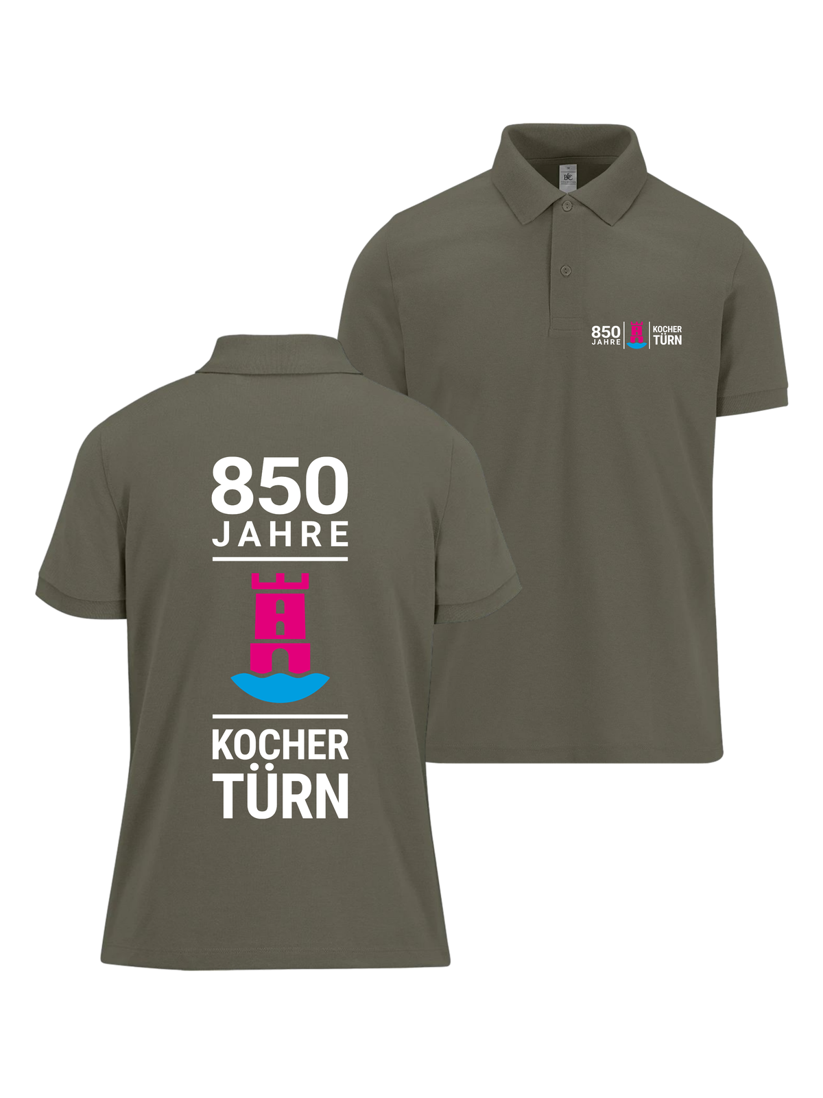 Damen Polo "850 Jahre Kochertürn" #1