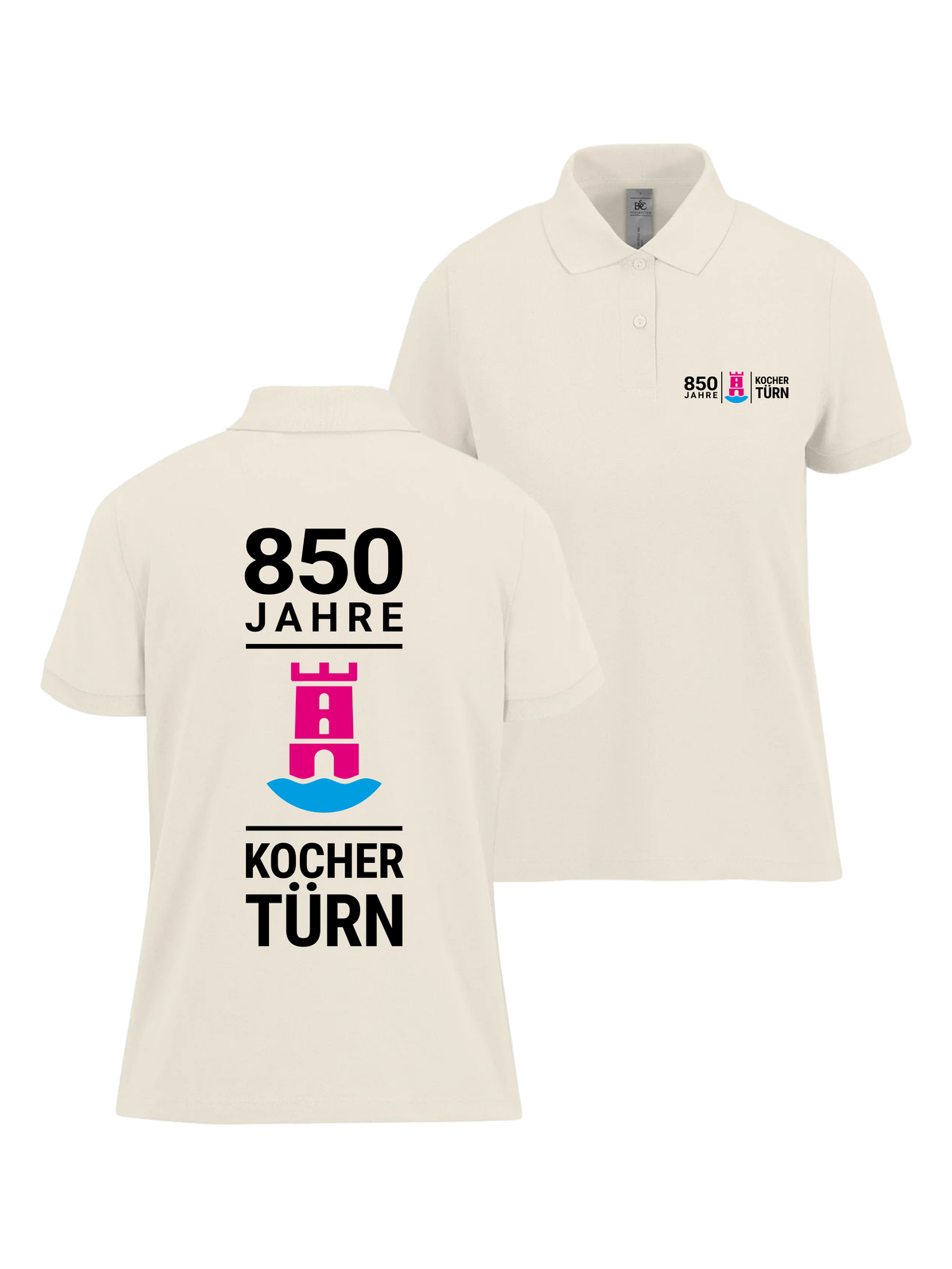 Damen Polo "850 Jahre Kochertürn" #1