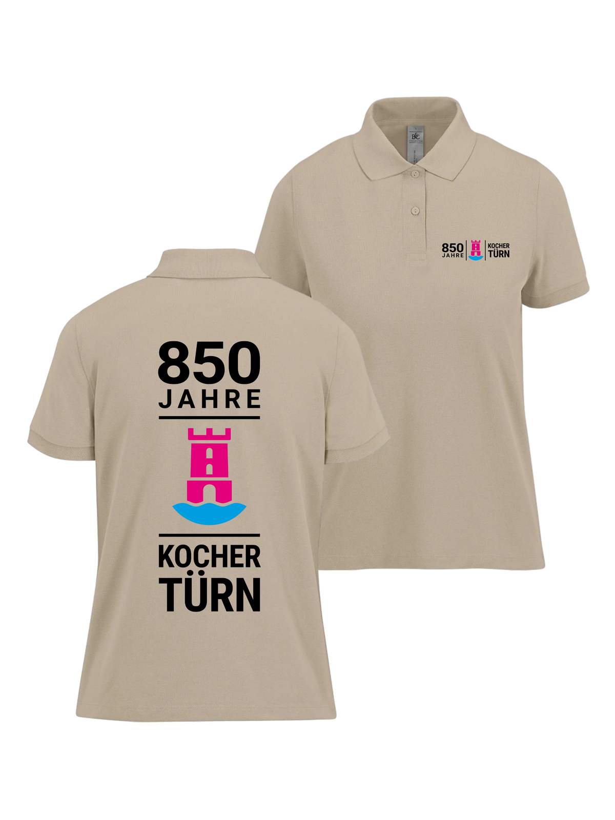Damen Polo "850 Jahre Kochertürn" #1