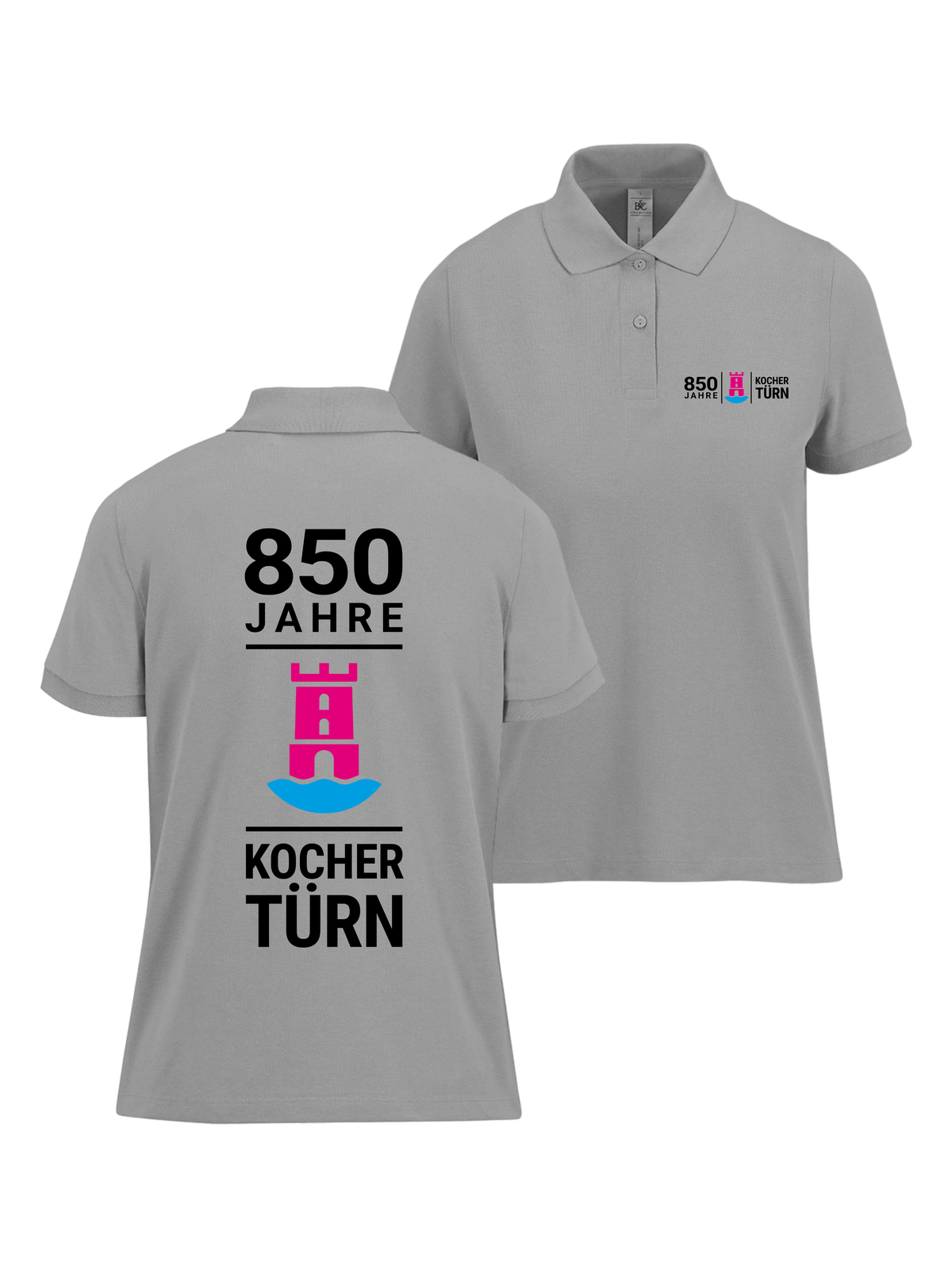 Damen Polo "850 Jahre Kochertürn" #1