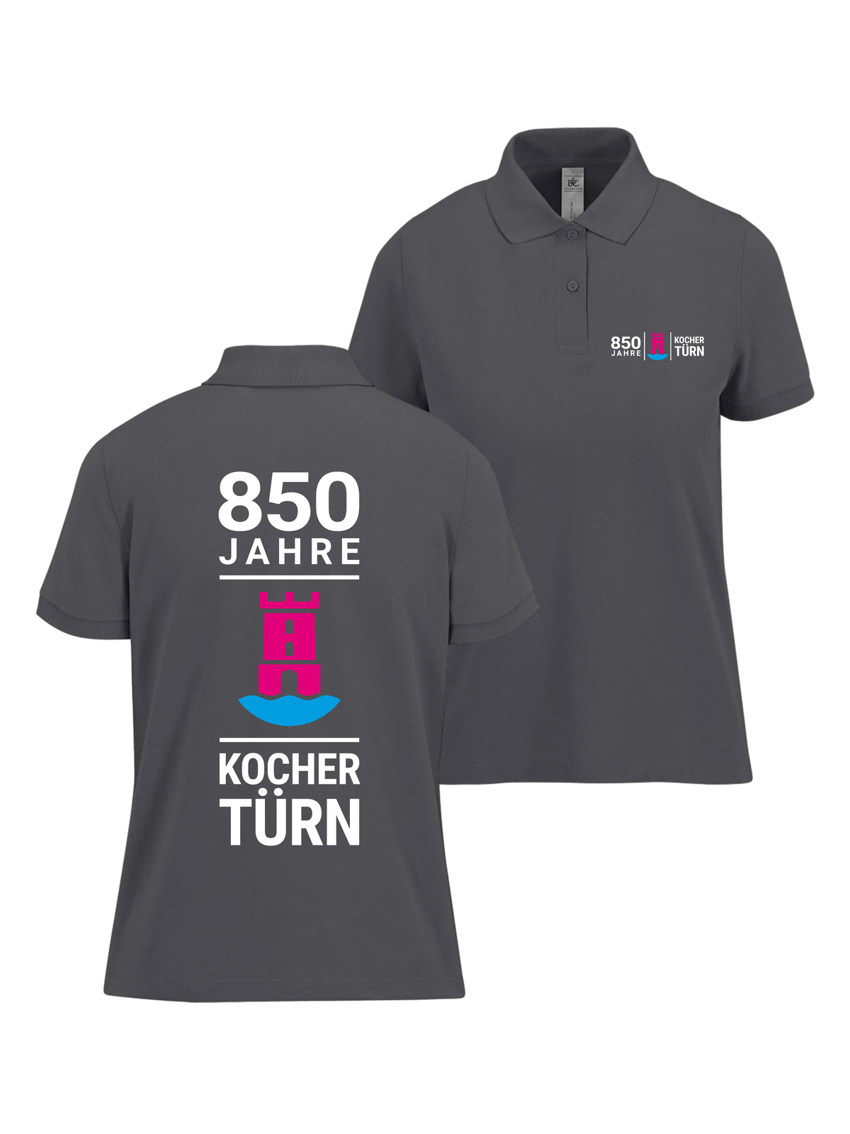 Damen Polo "850 Jahre Kochertürn" #1