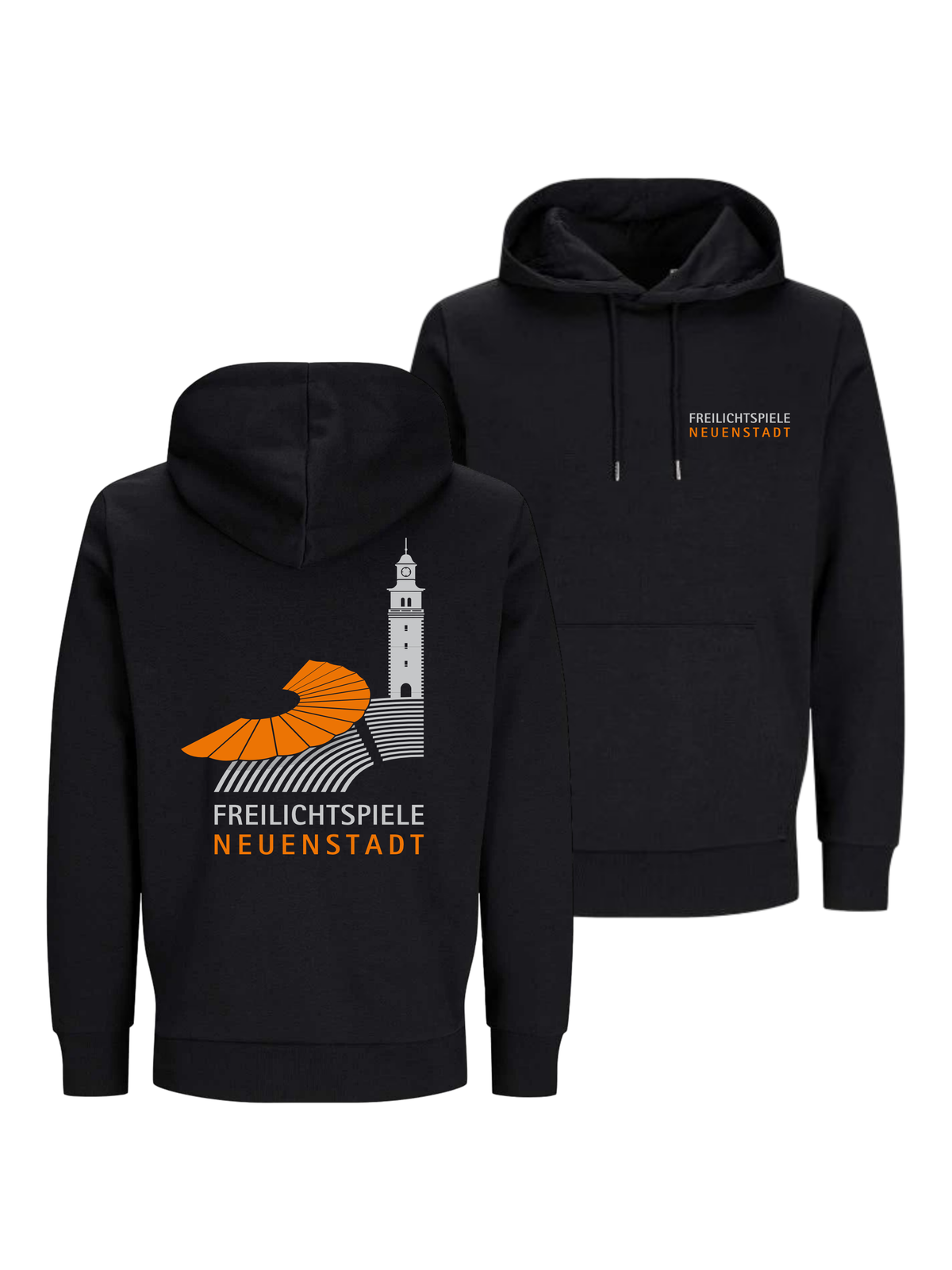 Unisex Bio Hoodie Merch Freilichtspiele Neuenstadt | #schrift_logo