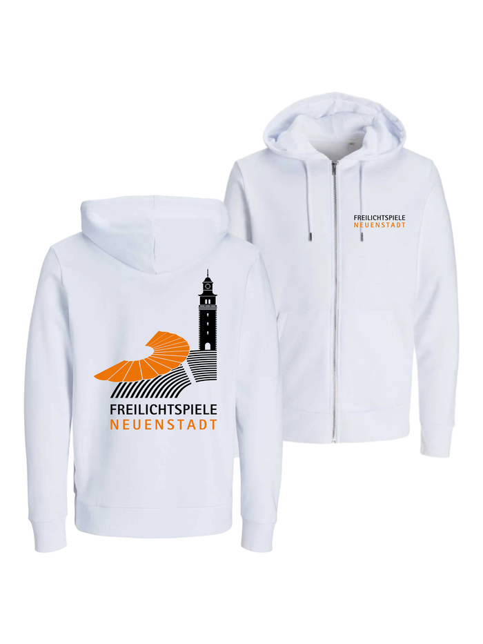 Unisex Bio Zip Hoodie Merch Freilichtspiele Neuenstadt | #schrift_logo