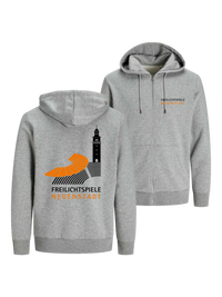 Unisex Bio Zip Hoodie Merch Freilichtspiele Neuenstadt | #schrift_logo