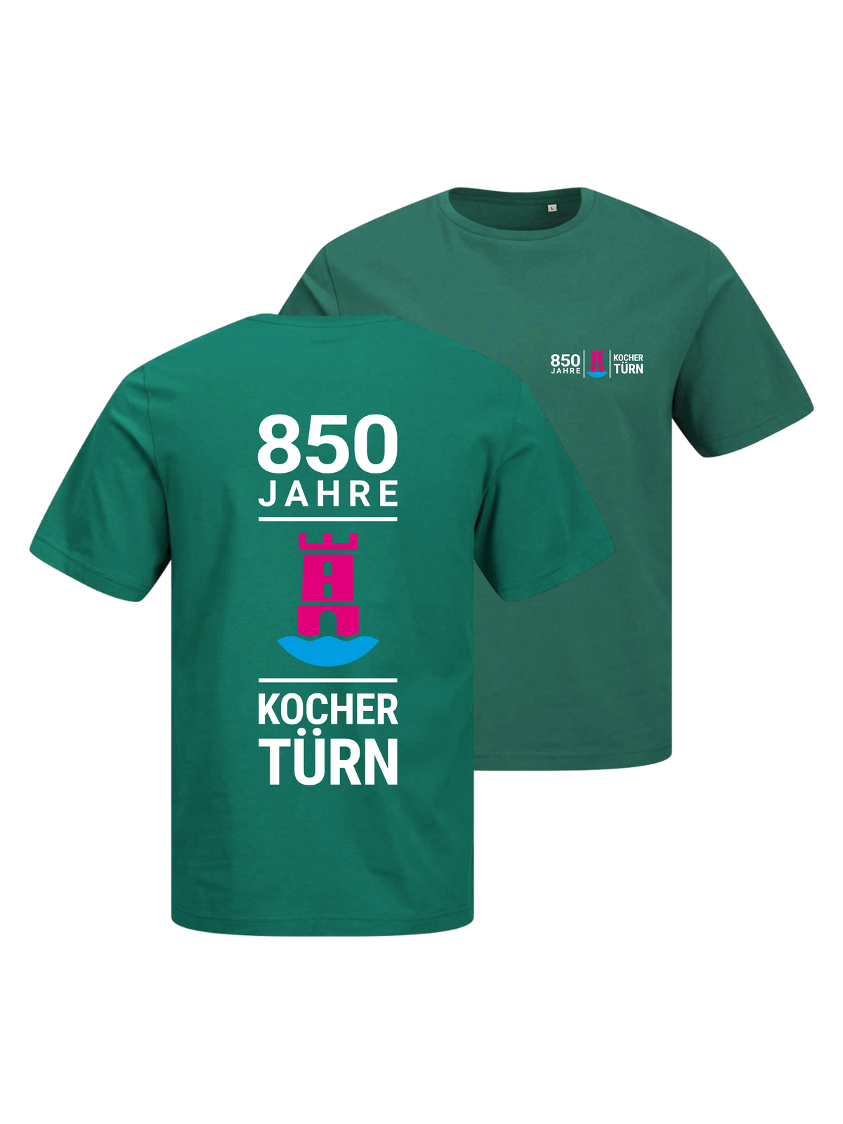 Herren Bio Shirt "850 Jahre Kochertürn" #1