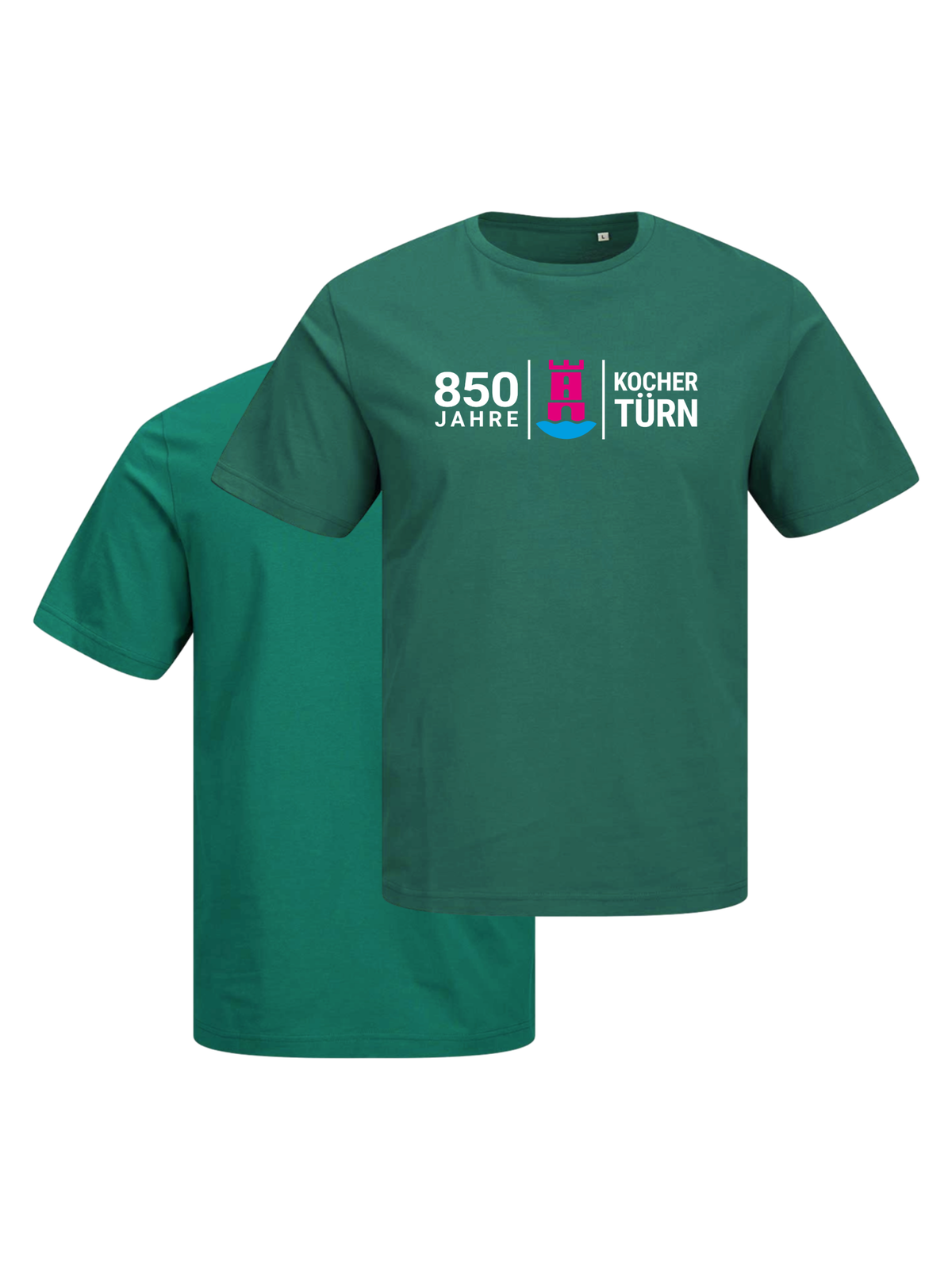 Herren Bio Shirt "850 Jahre Kochertürn" #2