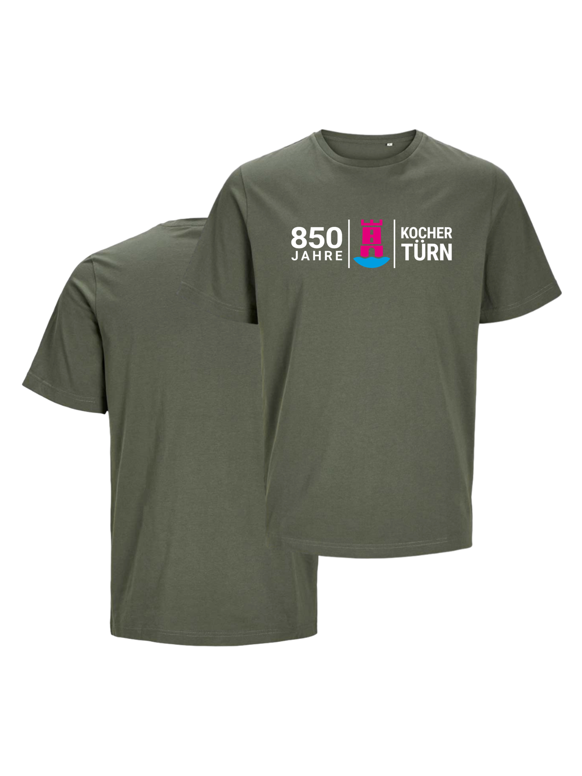 Herren Bio Shirt "850 Jahre Kochertürn" #2