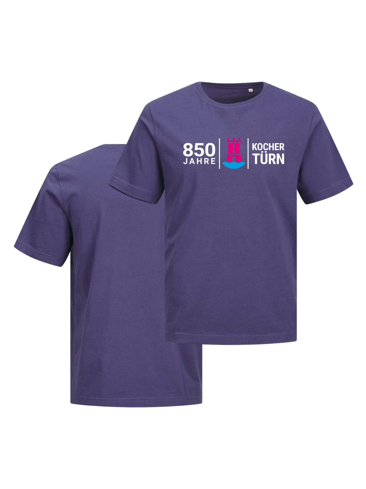 Herren Bio Shirt "850 Jahre Kochertürn" #2