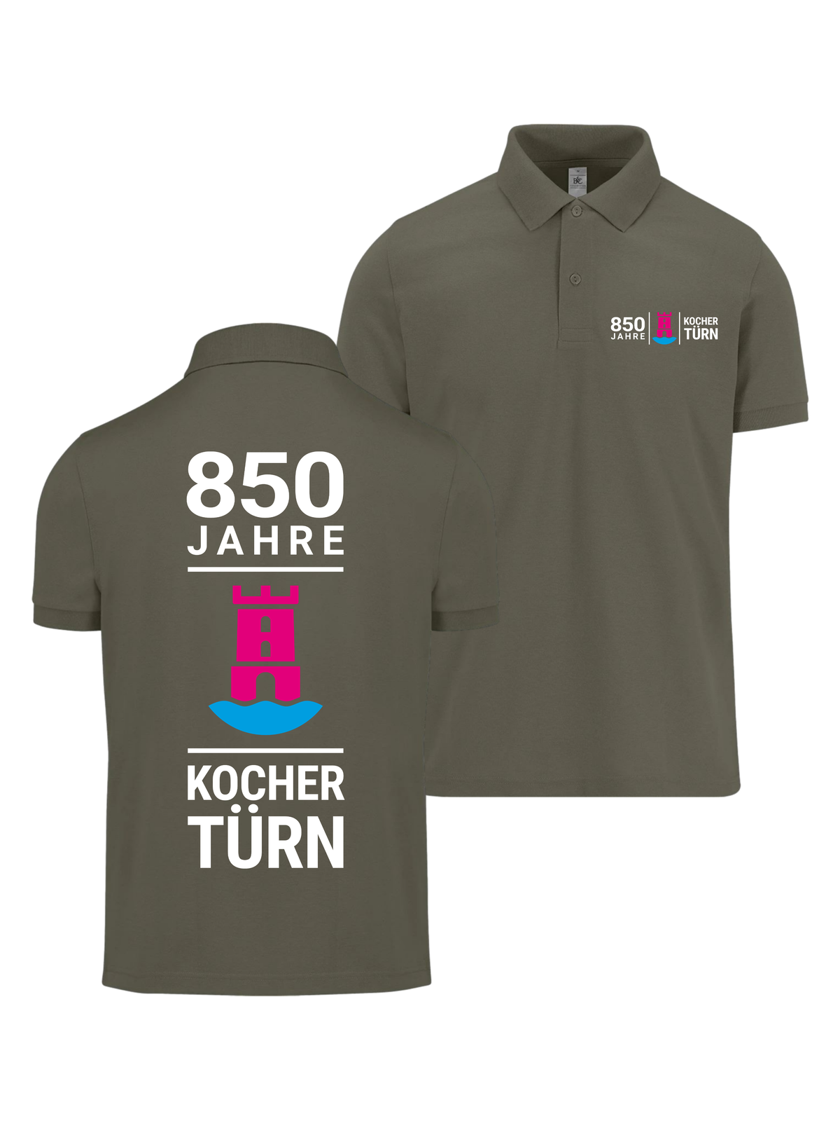 Herren Polo "850 Jahre Kochertürn" #1
