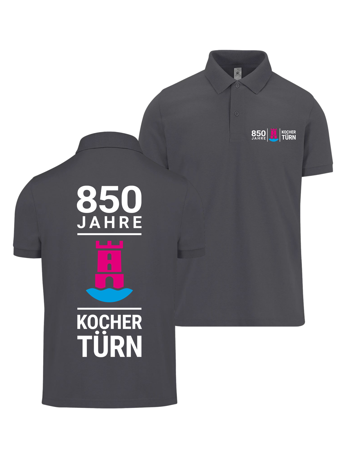 Herren Polo "850 Jahre Kochertürn" #1