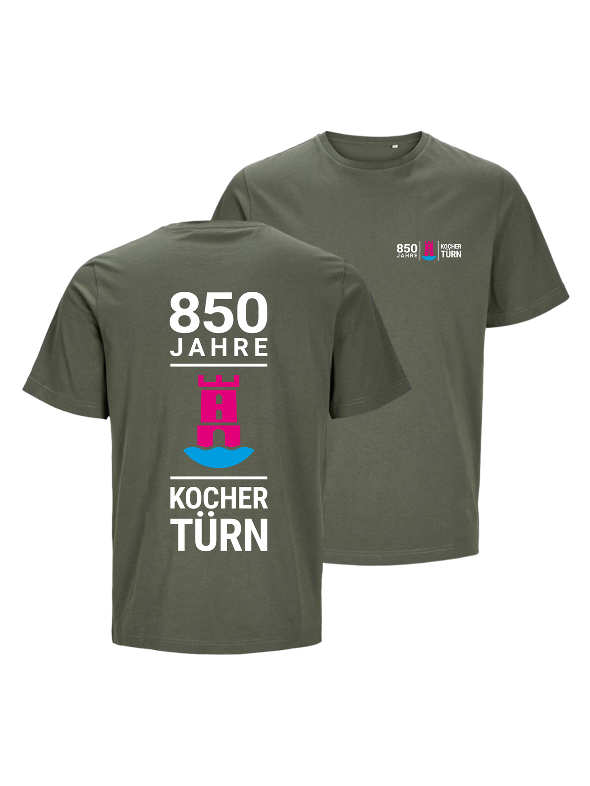 Herren Bio Shirt "850 Jahre Kochertürn" #1