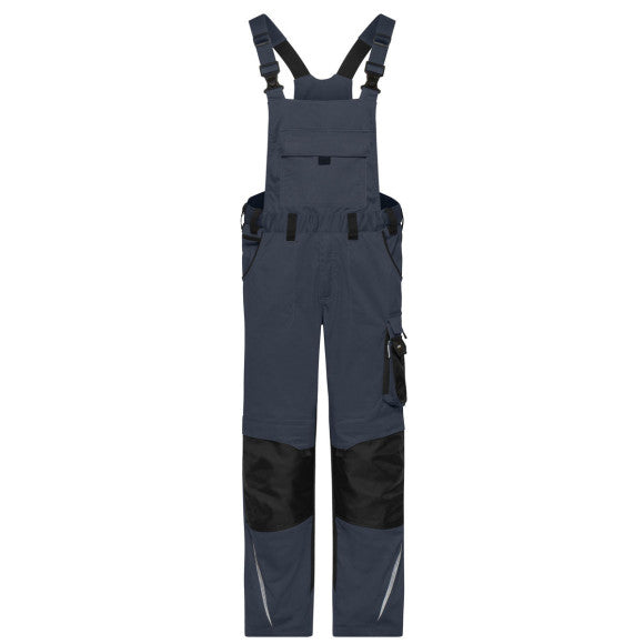 James & Nicholson Workwear Pants with Bib Strong - JN1833