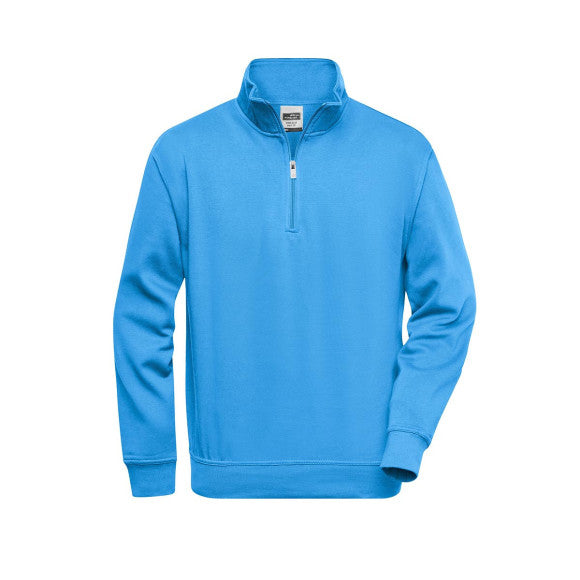 James & Nicholson Workwear Half Zip Sweat - JN831