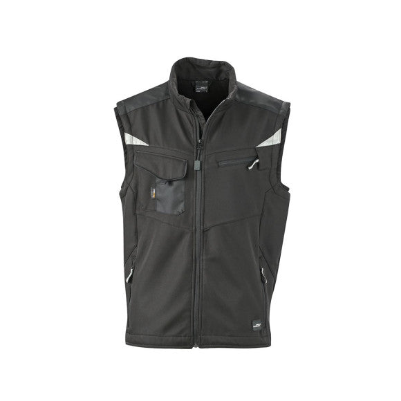 James & Nicholson Craftsmen Softshell Vest - JN845