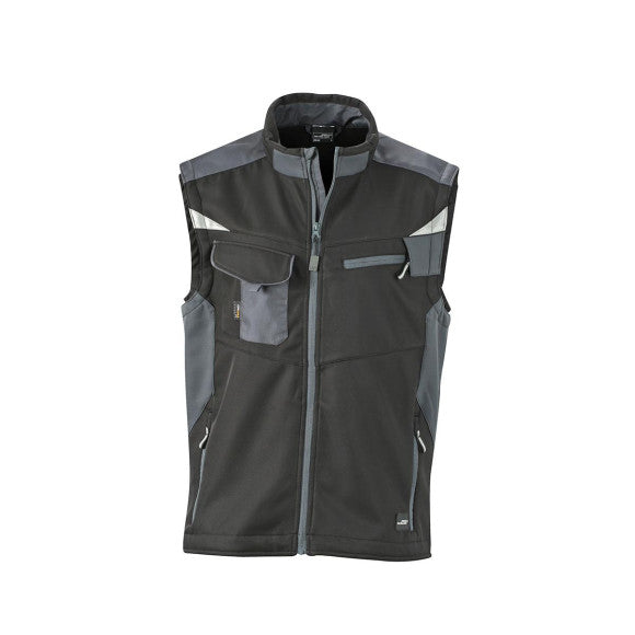James & Nicholson Craftsmen Softshell Vest - JN845