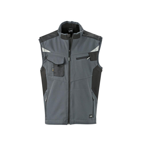 James & Nicholson Craftsmen Softshell Vest - JN845