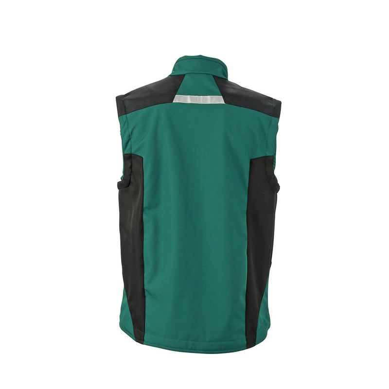 James & Nicholson Craftsmen Softshell Vest - JN845