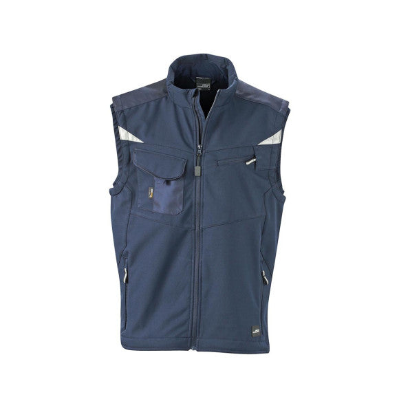 James & Nicholson Craftsmen Softshell Vest - JN845