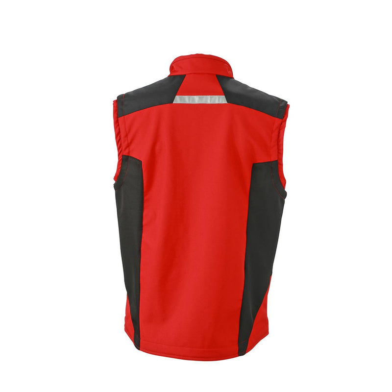 James & Nicholson Craftsmen Softshell Vest - JN845