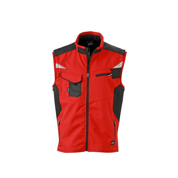 James & Nicholson Craftsmen Softshell Vest - JN845