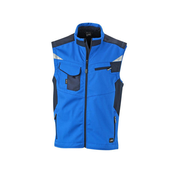 James & Nicholson Craftsmen Softshell Vest - JN845