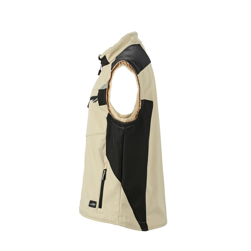James & Nicholson Craftsmen Softshell Vest - JN845