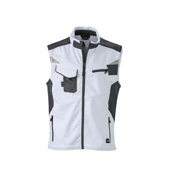James & Nicholson Craftsmen Softshell Vest - JN845