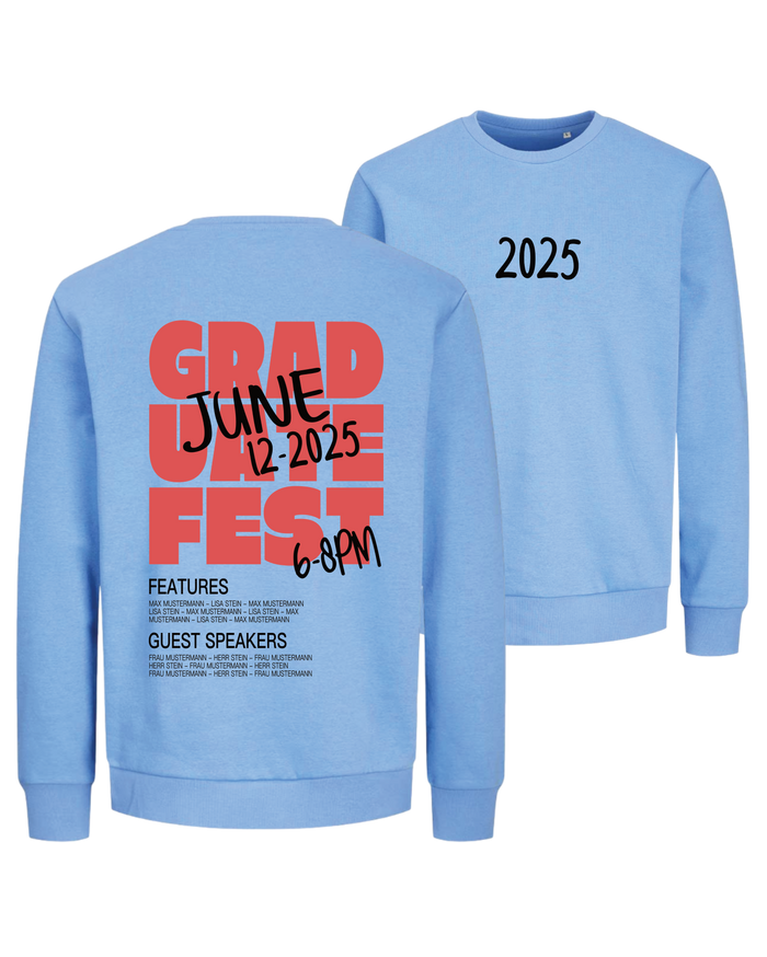 #16 "GRADUATE FEST" - BIO Sweat - BLK3900