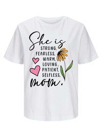 #1 "SHE IS MOM" T-Shirt