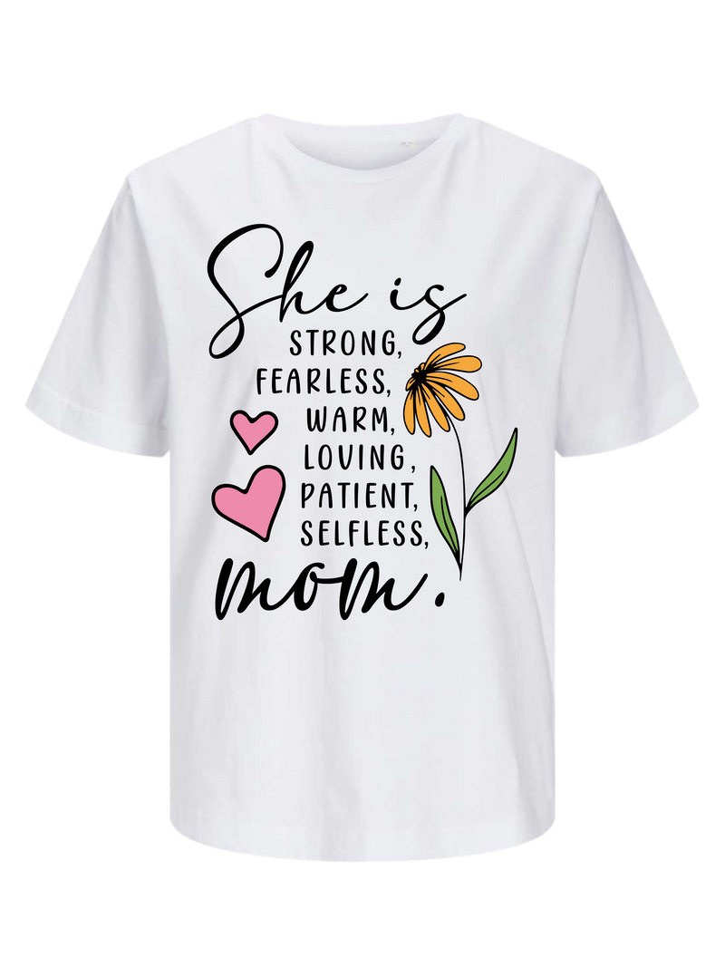 #1 "SHE IS MOM" T-Shirt