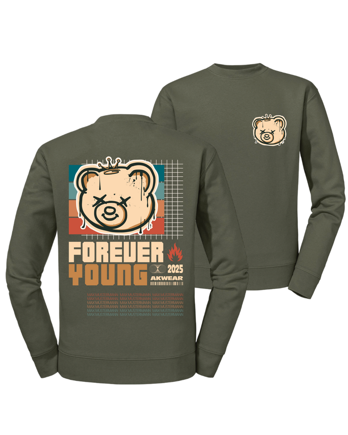 #15 "FOREVER YOUNG" - PREMIUM Sweat - R-262M-0