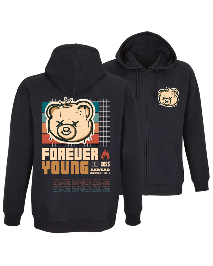 #15 "FOREVER YOUNG" - BASIC Zip Jacket -