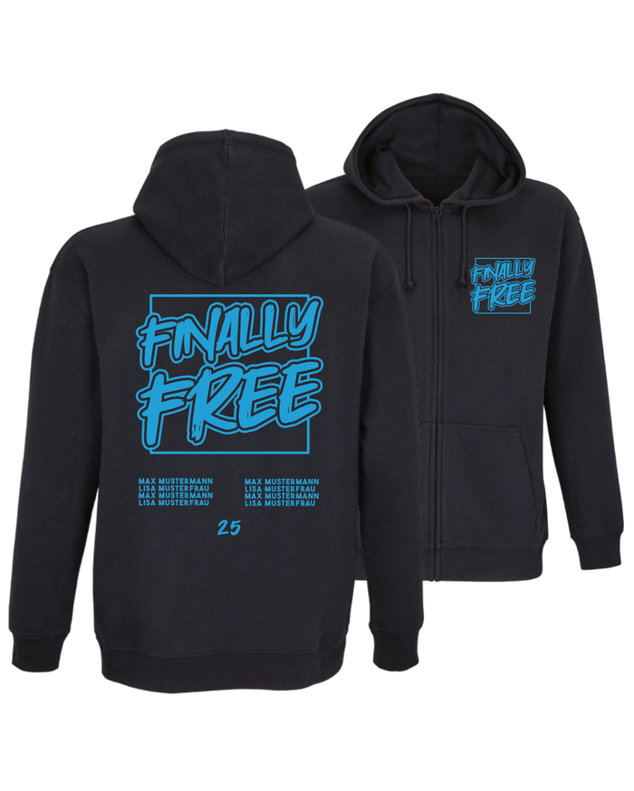 #33 "FINALLY FREE" - BASIC Zip Jacket -