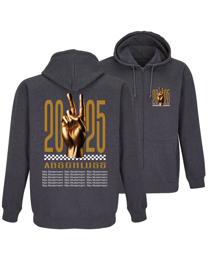 #30 "GOLDEN ABSCHLUSS" - BASIC Zip Jacket -
