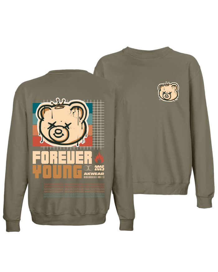 #15 "FOREVER YOUNG" - BASIC Sweat -  03814