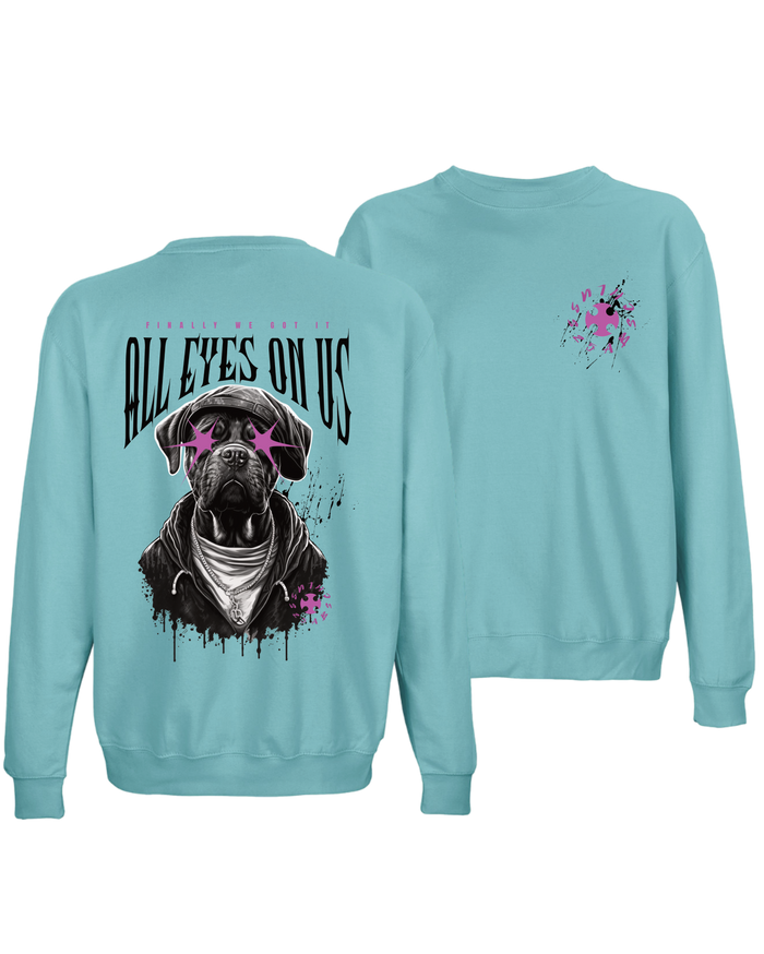 #24 "DOG EYES ON US" - BASIC Sweat -  03814