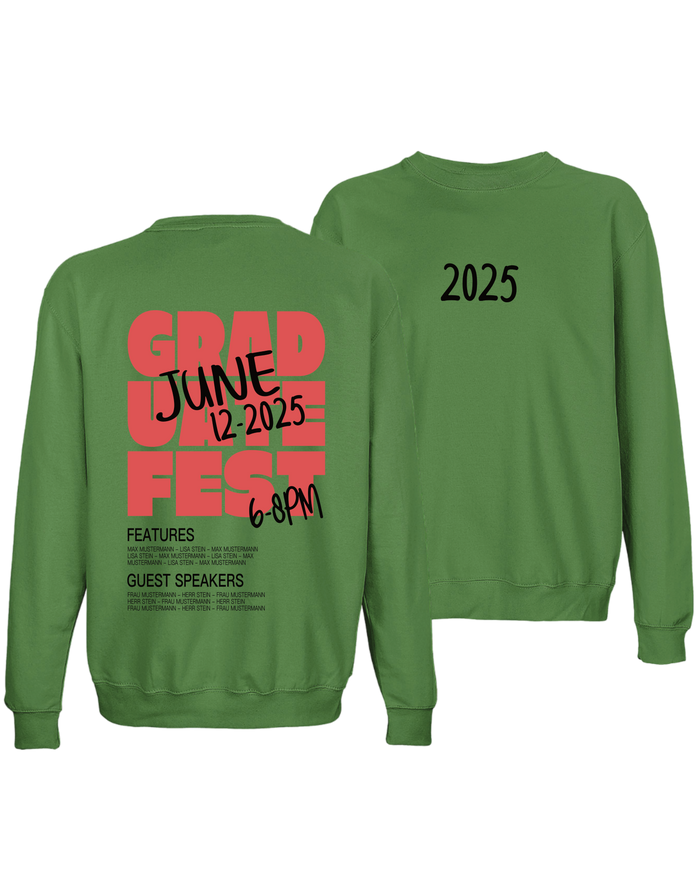 #16 "GRADUATE FEST" - BASIC Sweat -  03814