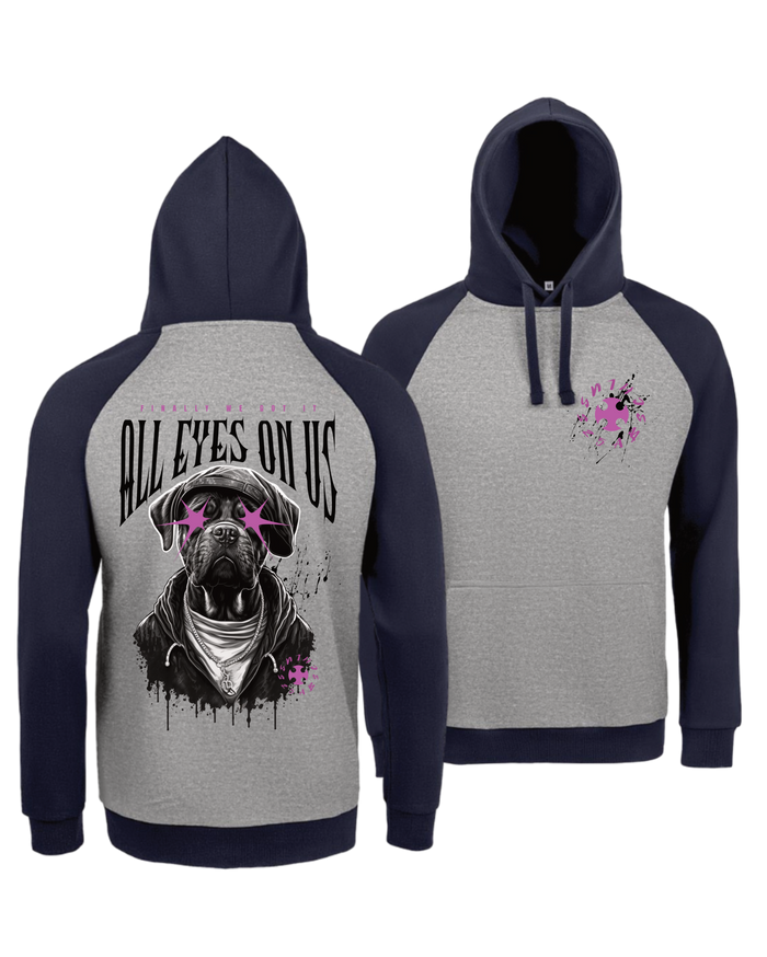 #24 "DOG EYES ON US" - EXTRAVAGANT Hoodie - 02998