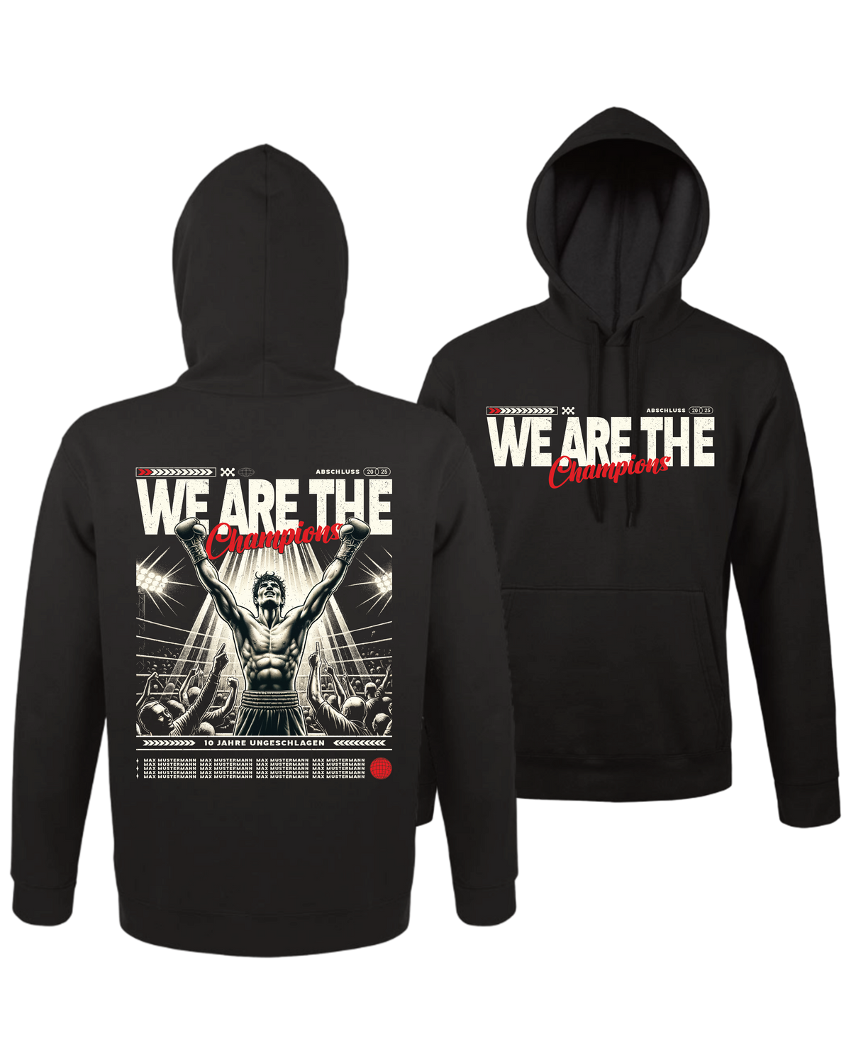 #1 "WE ARE THE CHAMPIONS" - BASIC Hoodie -  47101