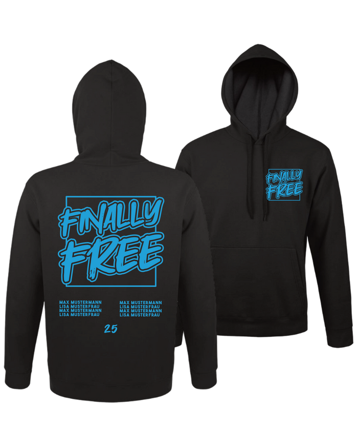 #33 "FINALLY FREE" - BASIC Hoodie -  47101
