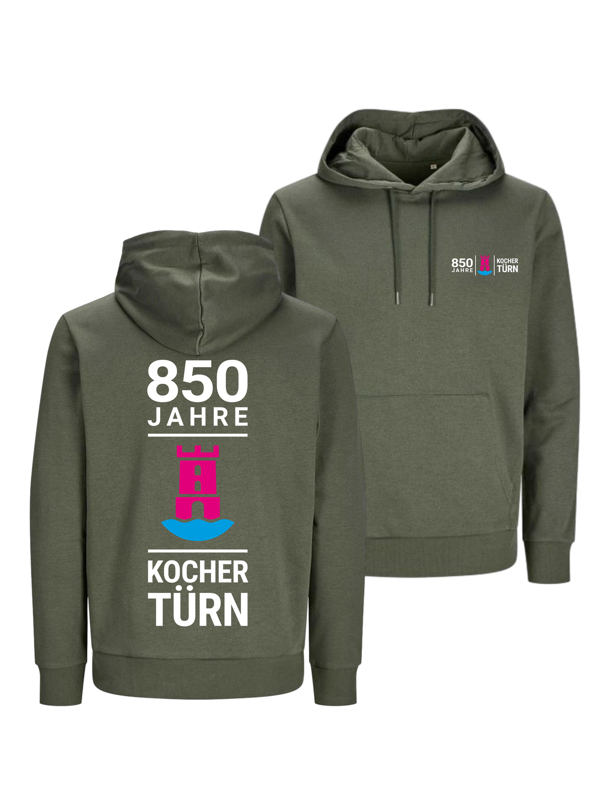 Unisex Bio Hoodie "850 Jahre Kochertürn" #1