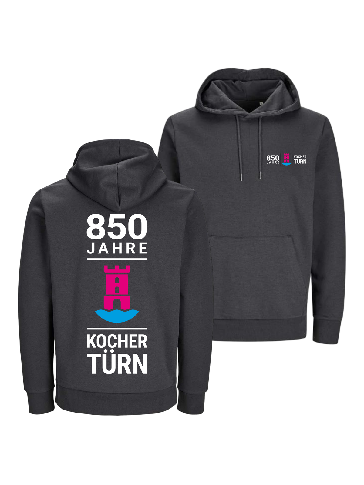 Unisex Bio Hoodie "850 Jahre Kochertürn" #1